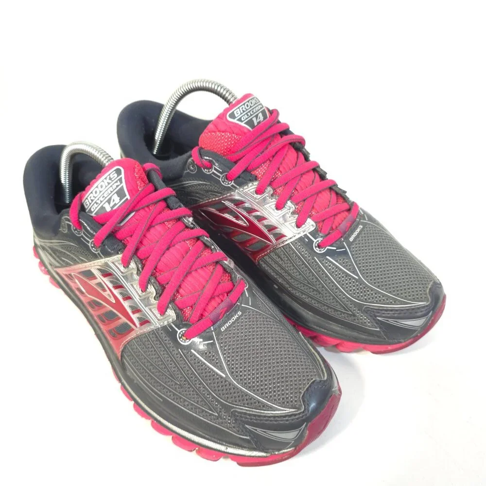 Brooks Ghost 14 Women’s Gray Pink Running Shoes Cushion Support Sneakers 8.5B - Picture 10 of 10